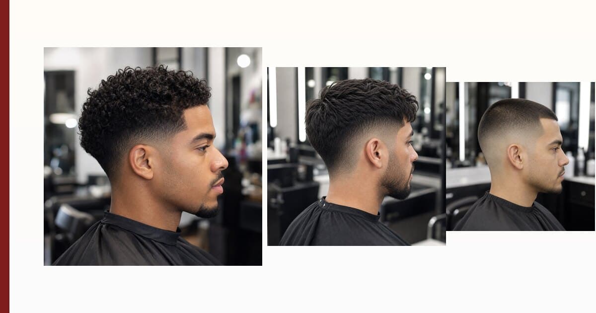 Generated editorial haircut guide image for low fade vs low taper.