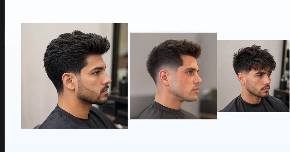 Generated editorial haircut guide image for what is a blowout taper.