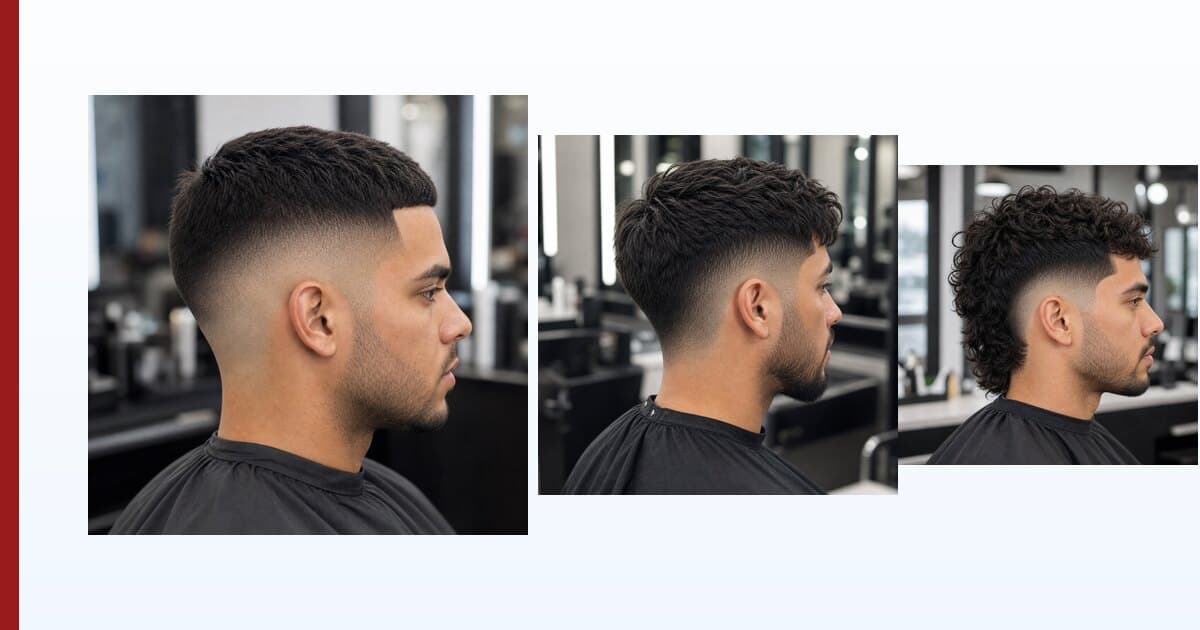 Generated editorial haircut guide image for what is a fade haircut.