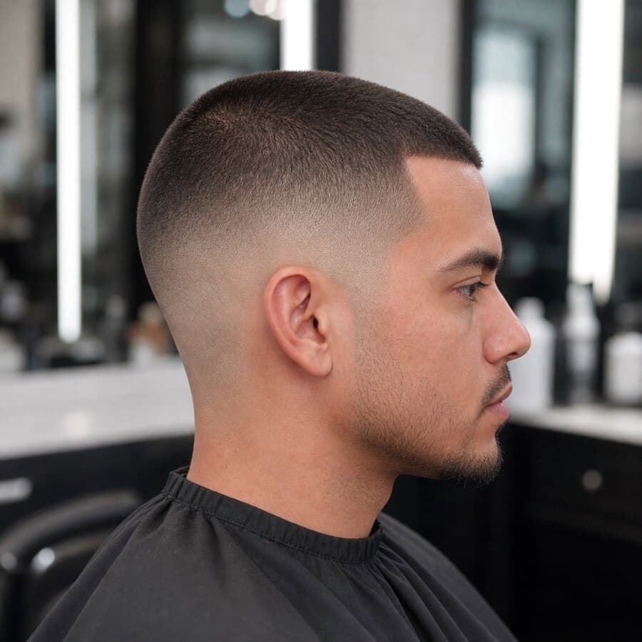 Generated haircut reference image for Buzz Cut Taper Fade.
