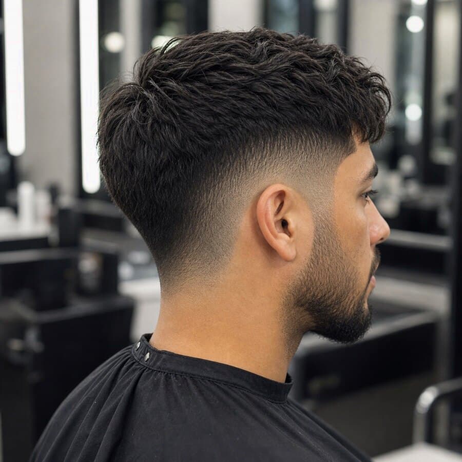 Generated haircut reference image for Drop Fade Buzz Cut.