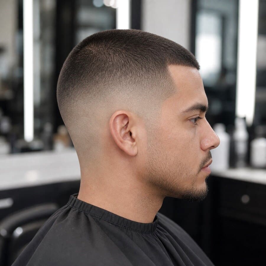 Generated haircut reference image for Fade Buzz Cut.