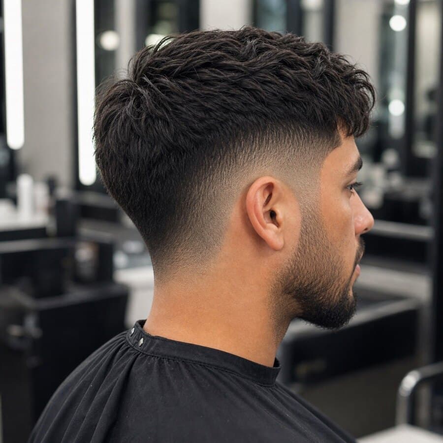 Generated haircut reference image for Mid Drop Fade.